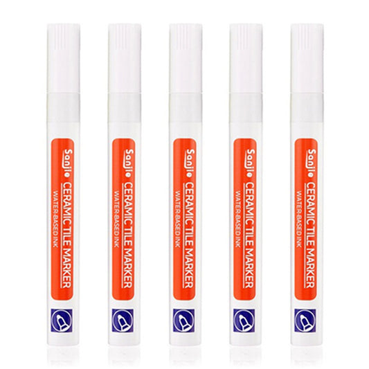 5Pcs Grout Tile Repair Pen - White
