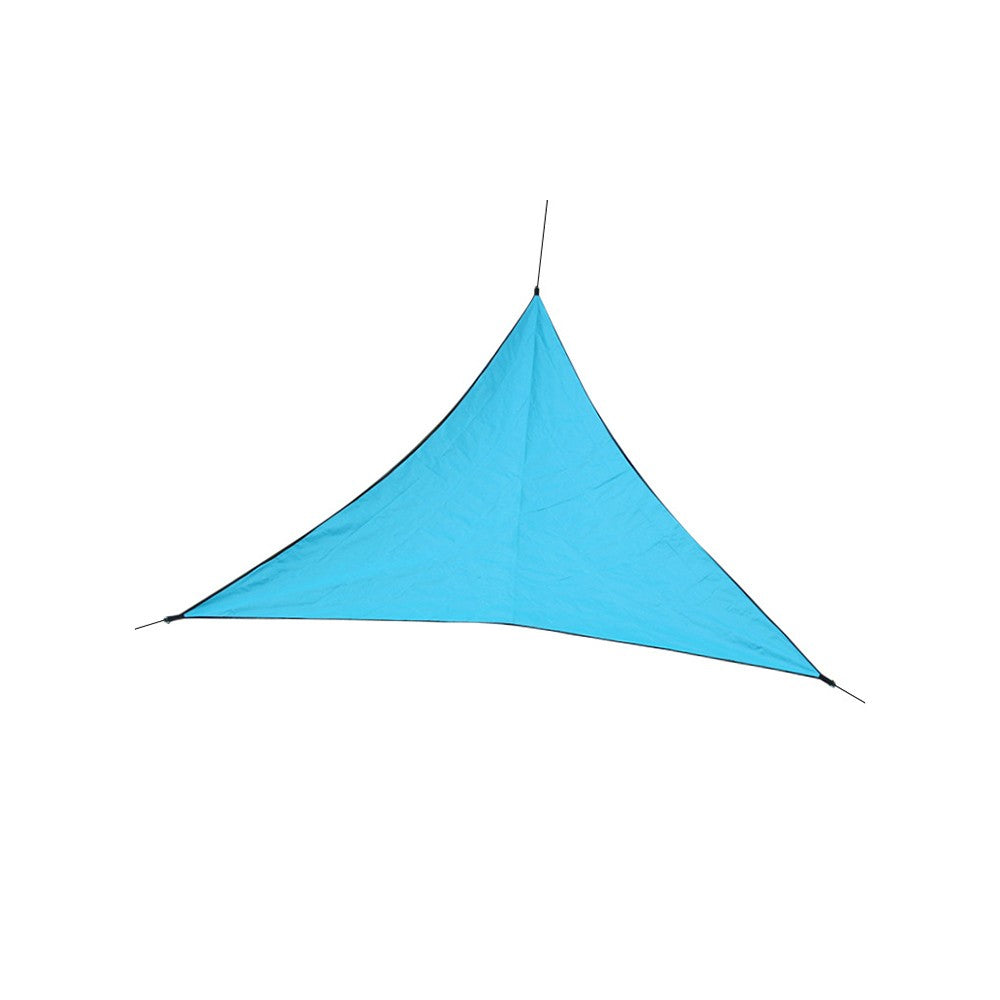 3x3x3m Triangle Outdoor Garden Canopy Cover - Sky Blue