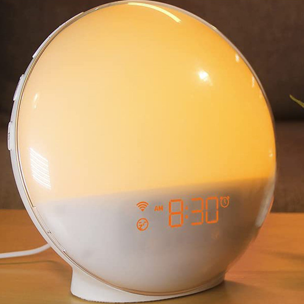 2Pcs Sunrise Alarm Clock & Wake Up Light