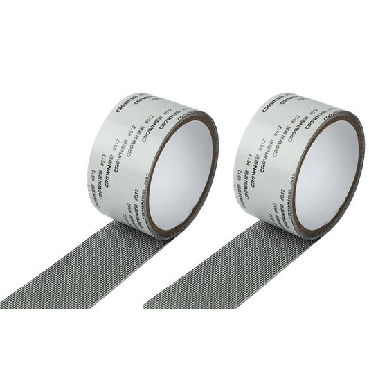2 Rolls of 2M Window Screen Repair Tape - Black
