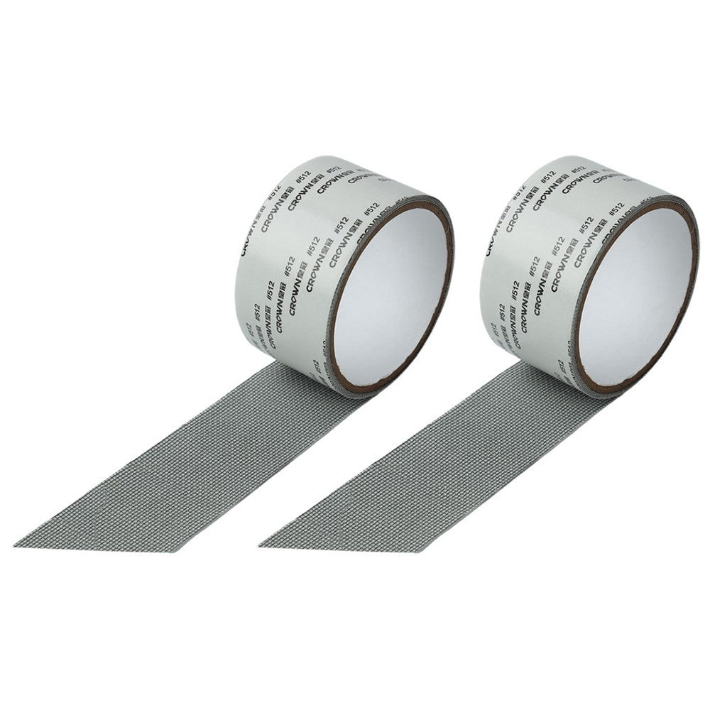 2 Rolls of 2M Window Screen Repair Tape - Grey