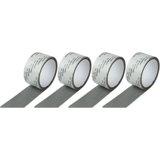 4 Rolls of 2M Window Screen Repair Tape - Black