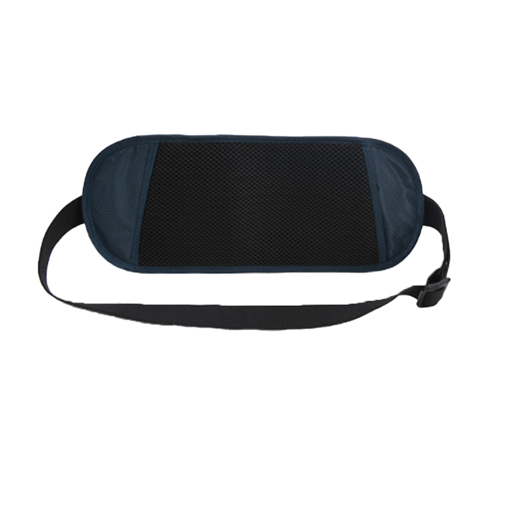 2Pcs Money Belt for Travel purse RFID Passport Holder Travel Pouch - Dark Blue