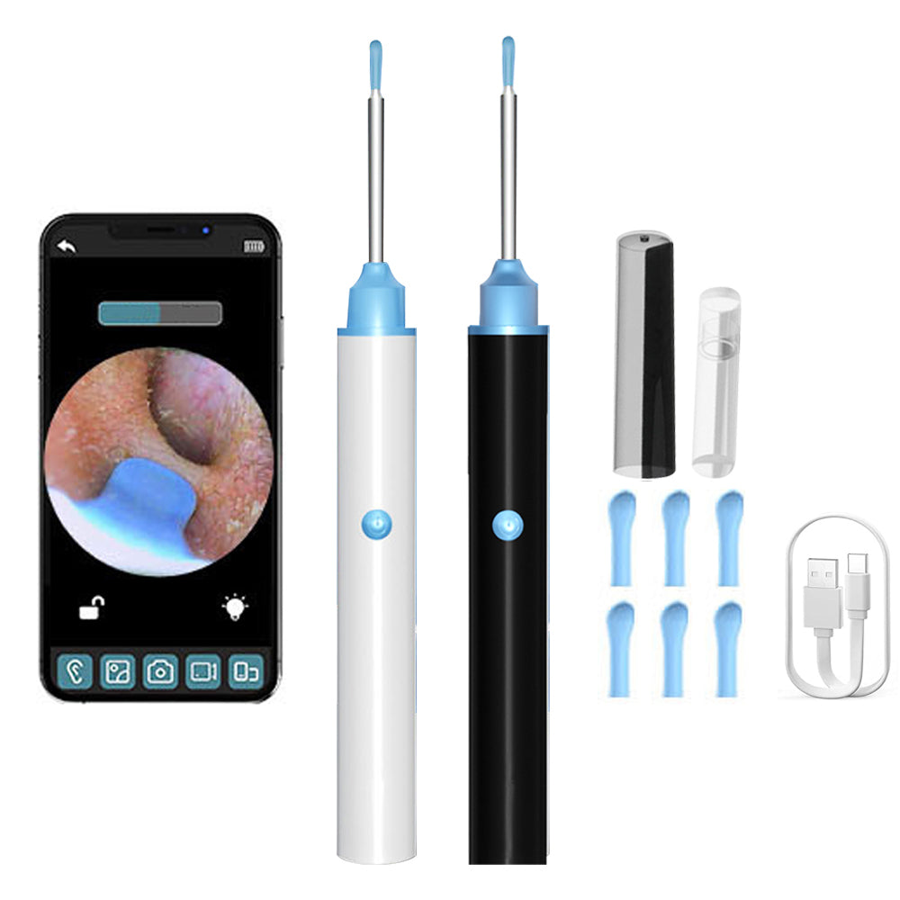 WiFi Ear Wax Removal Camera Ear Scope Visual Ear Cleaner Ear Wax Removal Tool Kit