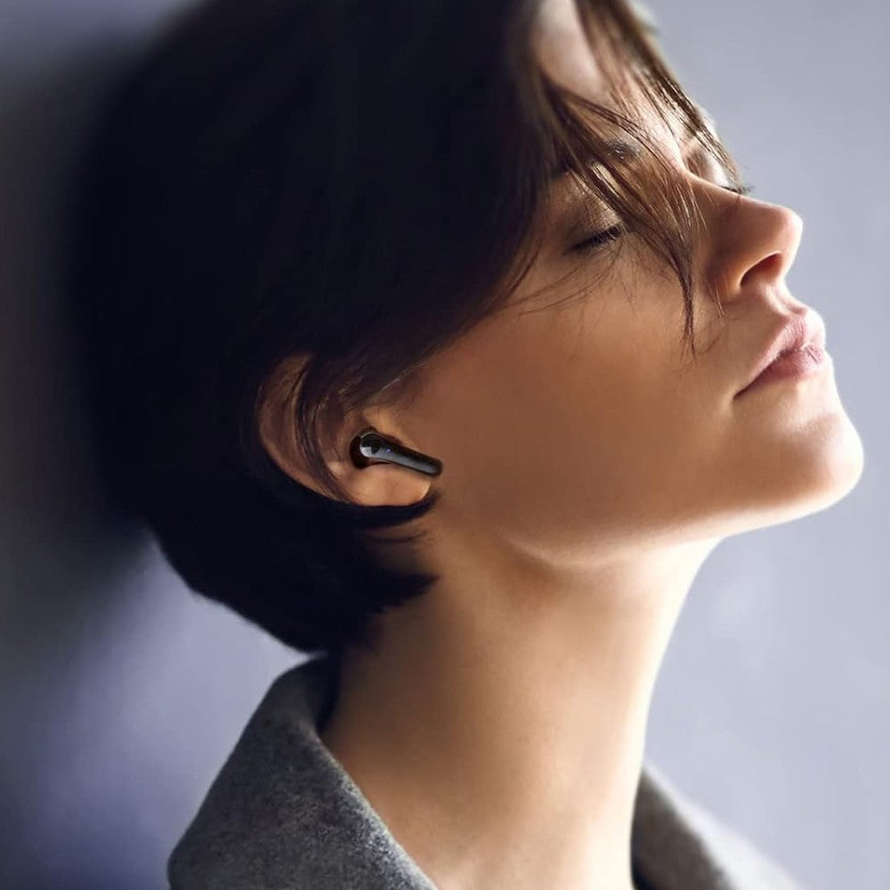 Wireless Bluetooth 5.3 Headphones In-Ear Earphones with LED Display - Black