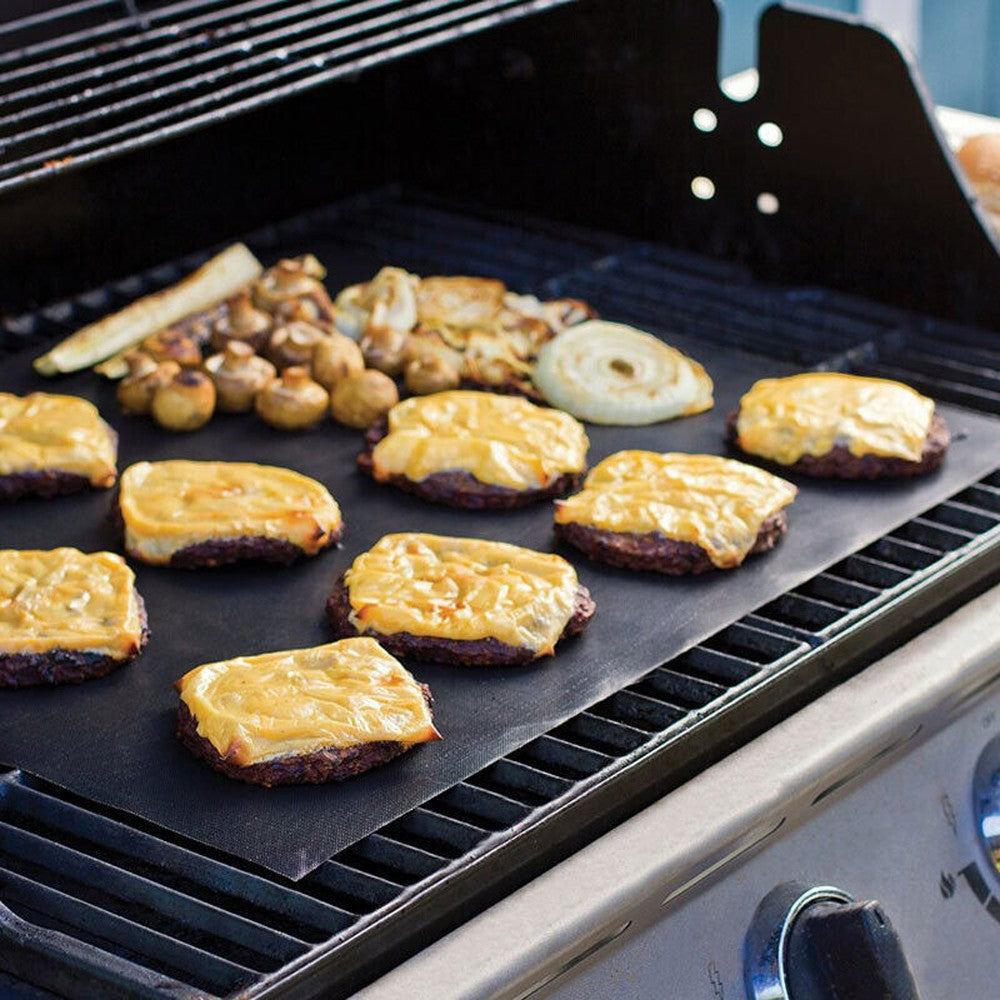 12Pcs Non-Stick BBQ Mat Reusable Liners for Toaster Oven Air Fryer