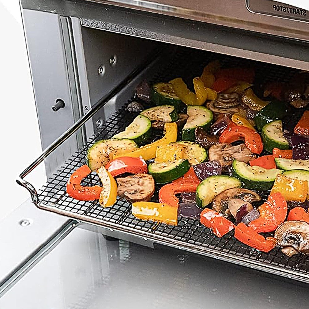 12Pcs Non-Stick BBQ Mat Reusable Liners for Toaster Oven Air Fryer