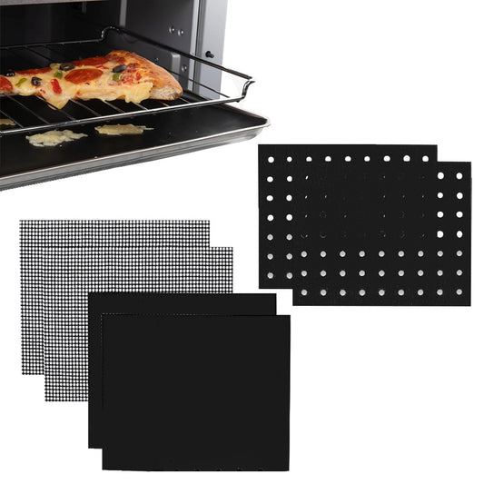 12Pcs Non-Stick BBQ Mat Reusable Liners for Toaster Oven Air Fryer