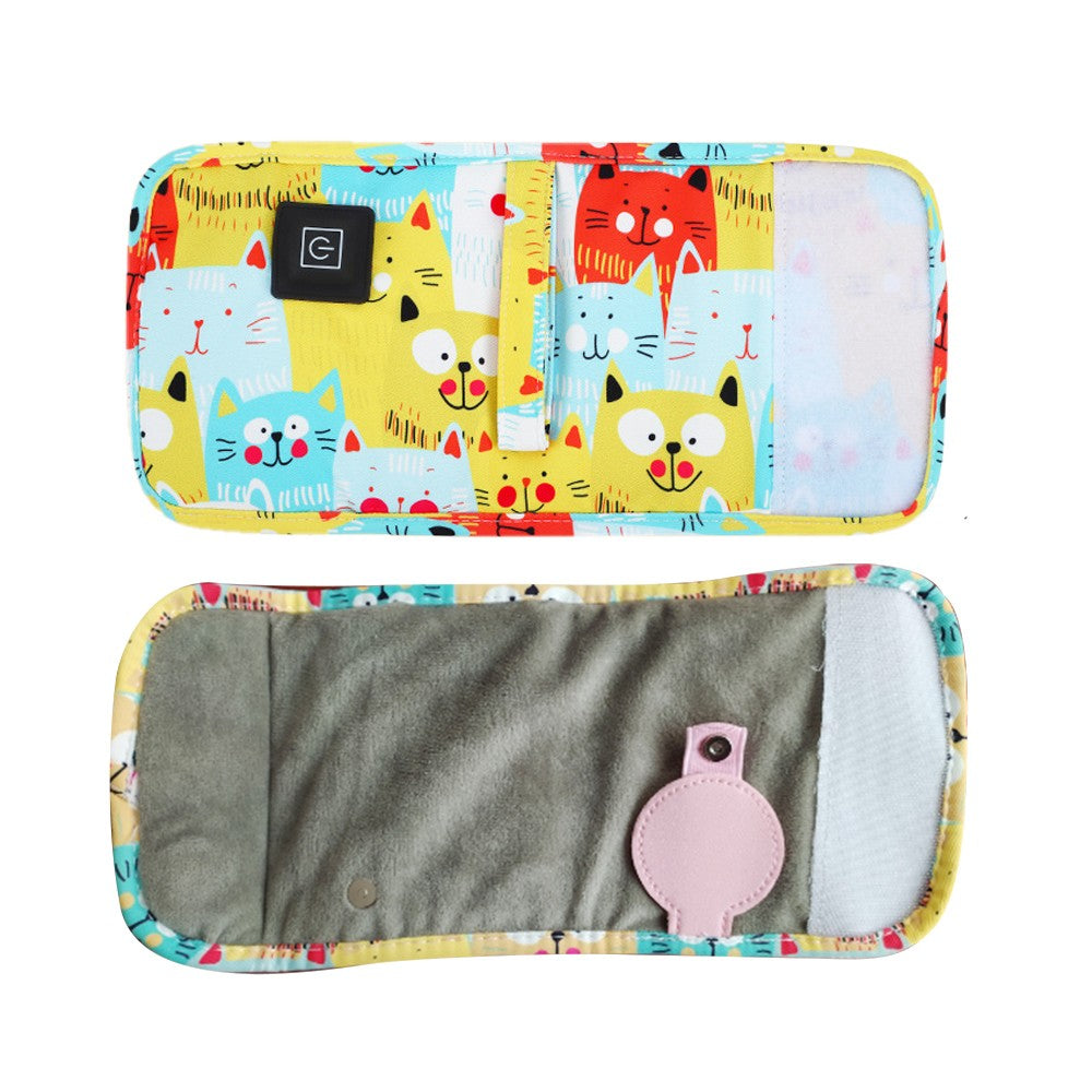 Portable Baby Bottle Milk Warmer with 3 Temperature Settings - Yellow