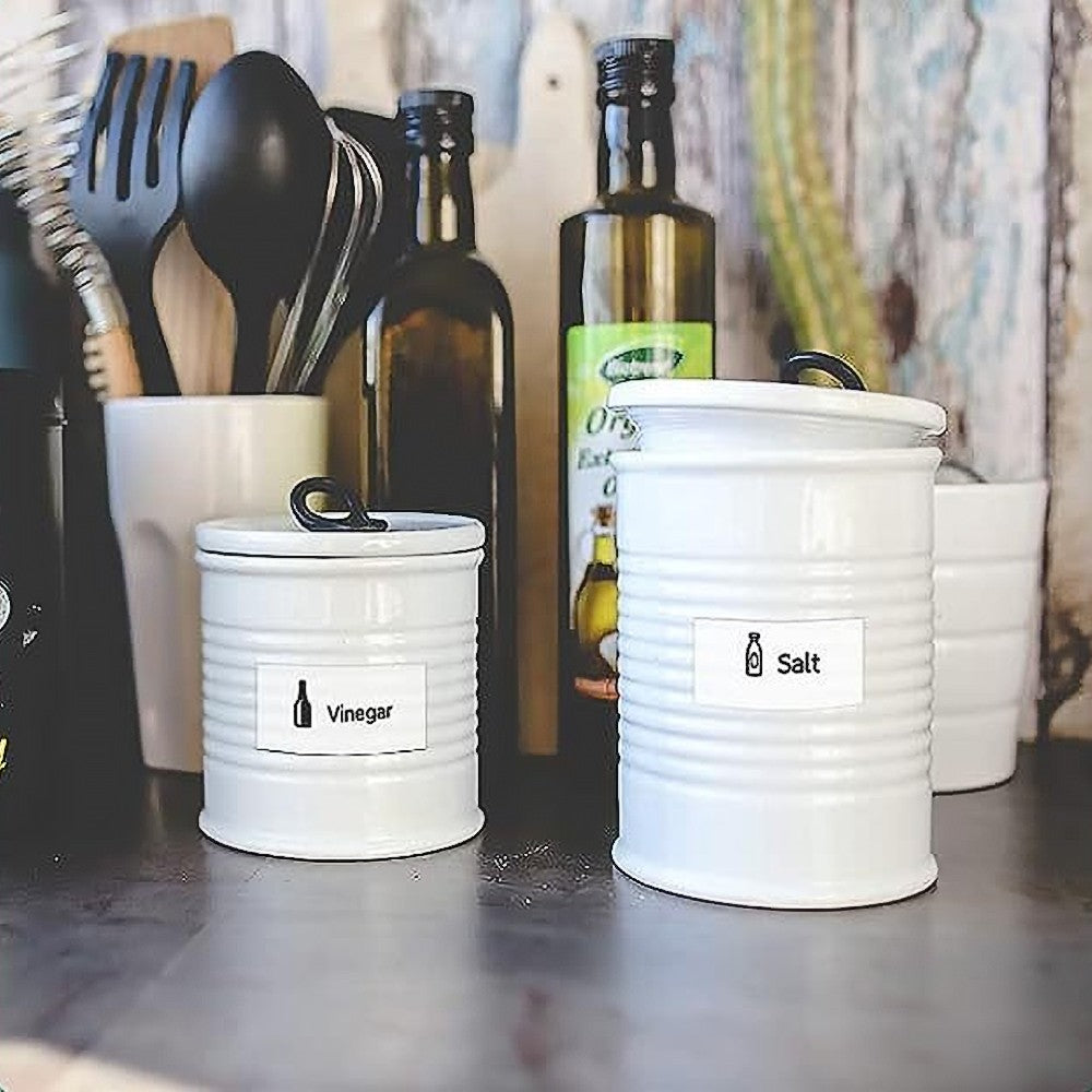 Wireless Bluetooth Label Maker Machine with Label Tape - White