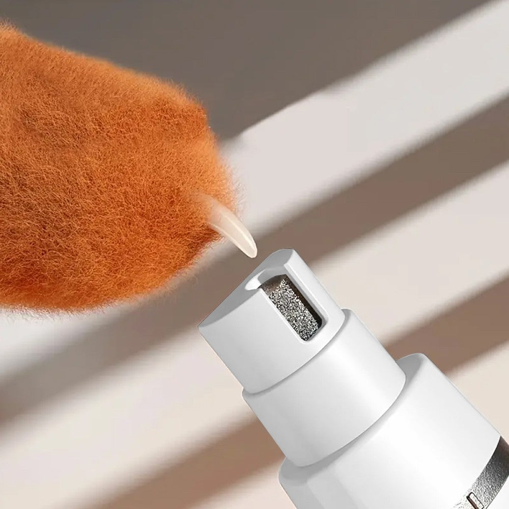 4-in-1 Dog Hair Clipper Dog Paw Trimmer Dog Grooming Kit - White
