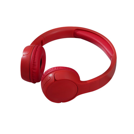 Bluetooth 5.0 Headphones Wireless Over Ear Headset Stereo Headset - Red