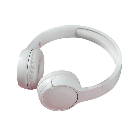 Bluetooth 5.0 Headphones Wireless Over Ear Headset Stereo Headset - White