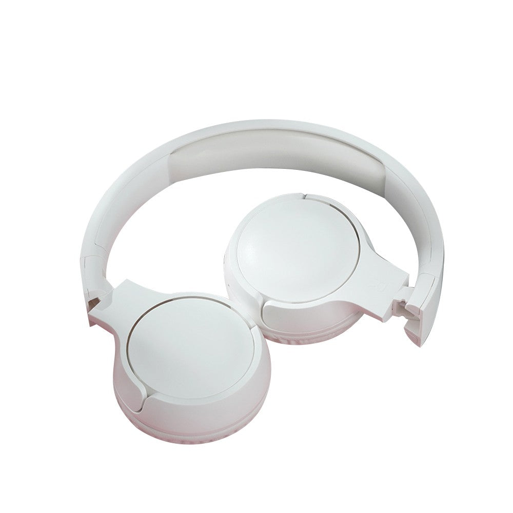 Bluetooth 5.0 Headphones Wireless Over Ear Headset Stereo Headset - White