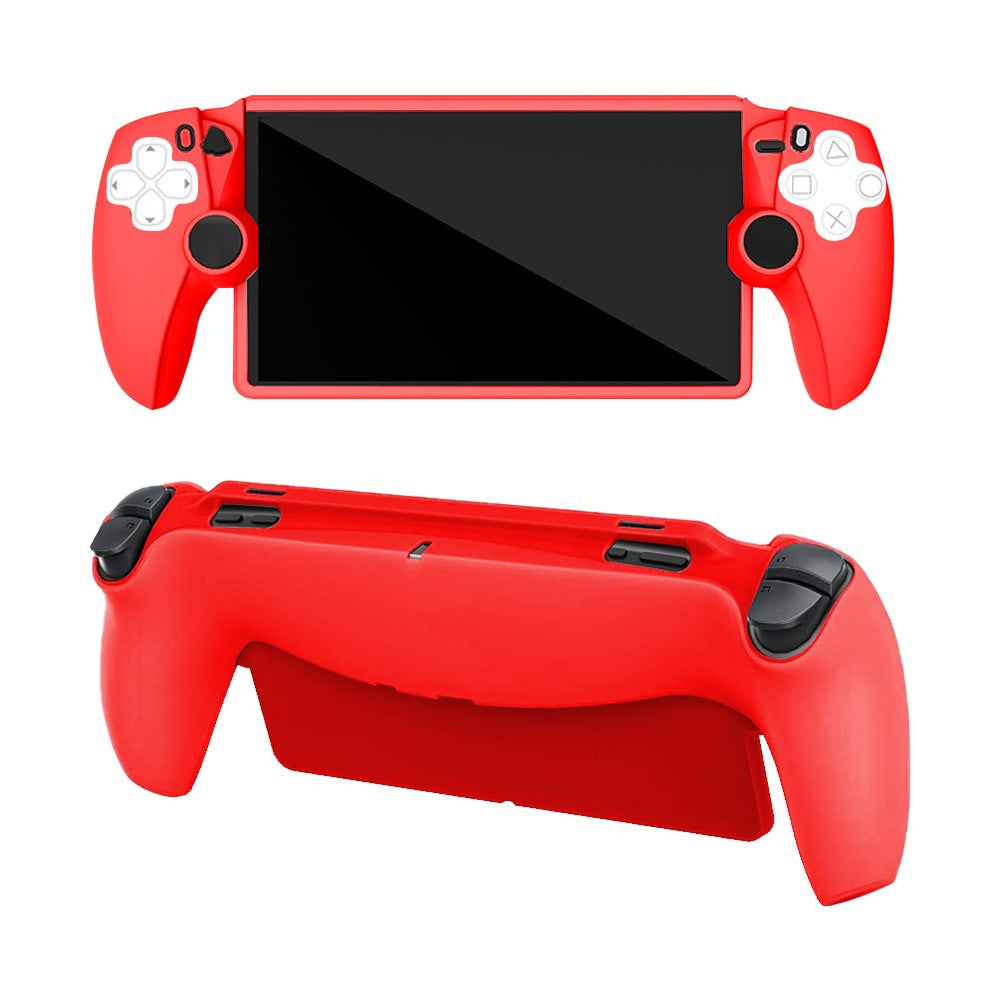 Protective Case Soft Silicone Cover for Playstation 5 Portal - Red
