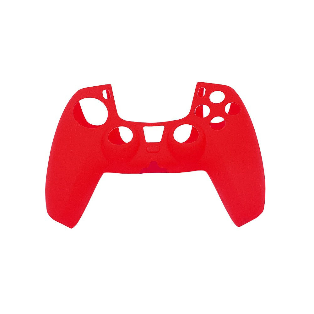 Protective Case Soft Silicone Cover for Sony Playstation 5 Controller - Red