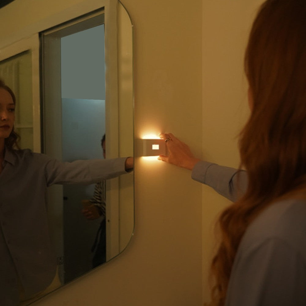 4Pcs LED Motion Sensor Night Light USB Rechargeable Sensor Wall Light