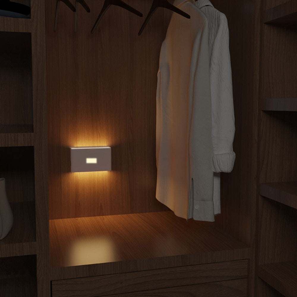 4Pcs LED Motion Sensor Night Light USB Rechargeable Sensor Wall Light