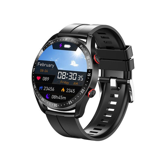 Bluetooth Smart Watch ECG Monitoring Watch Sport Watch Fitness Tracker - Black