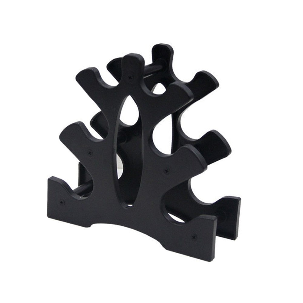 1Pc 3-Tier Dumbbell Rack Tree-Shaped Stand Dumbbell Storage Holder for Home Gym