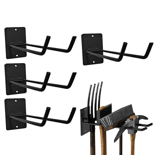 4Pcs 25cm Long Garage Hook Wall Mount Storage Hook Garage Tool Hanger Organizer