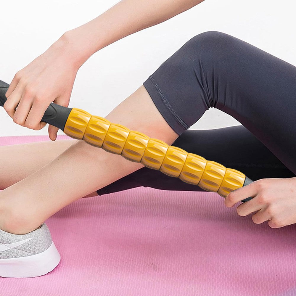 Leg Muscle Massage Roller Yoga Massage Stick Gym Equipment - Orange