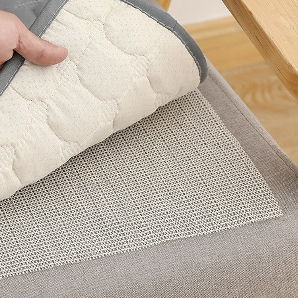 2x1.8m Non-Slip Grid Rug Pad PVC Anti-Slip Carpet Mat