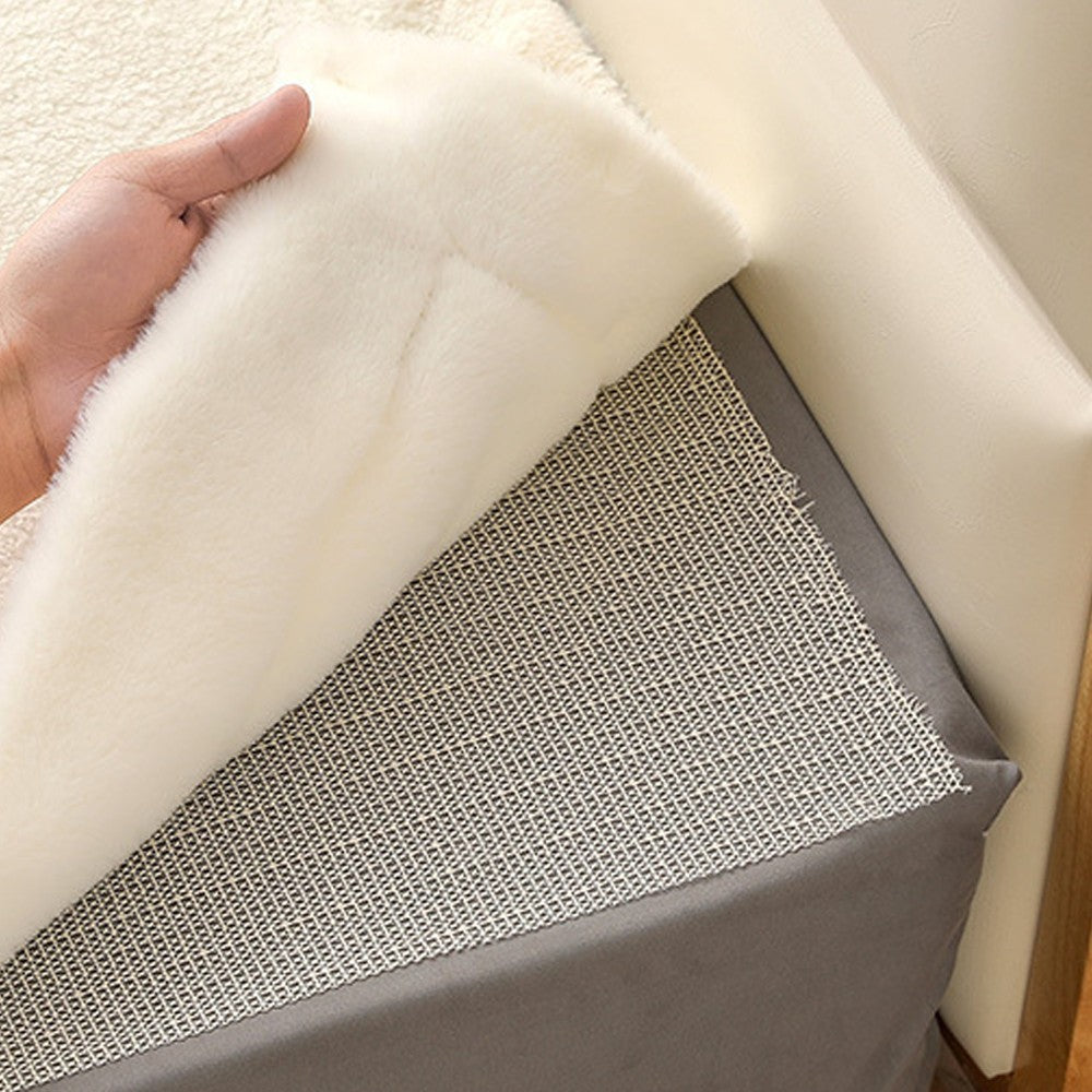 2x1.8m Non-Slip Grid Rug Pad PVC Anti-Slip Carpet Mat