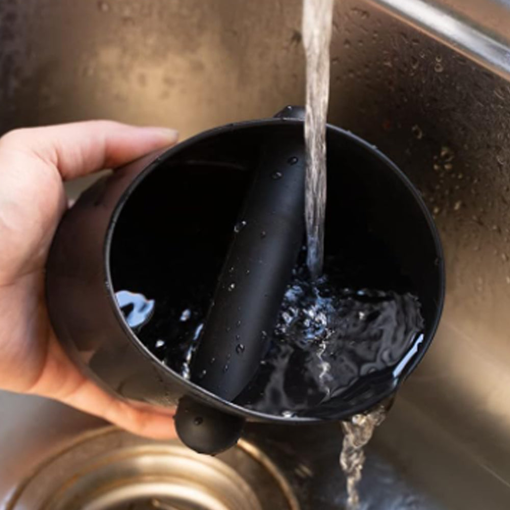 2 X Coffee Knock Box Espresso Coffee Grounds Container with Removable Knock Bar