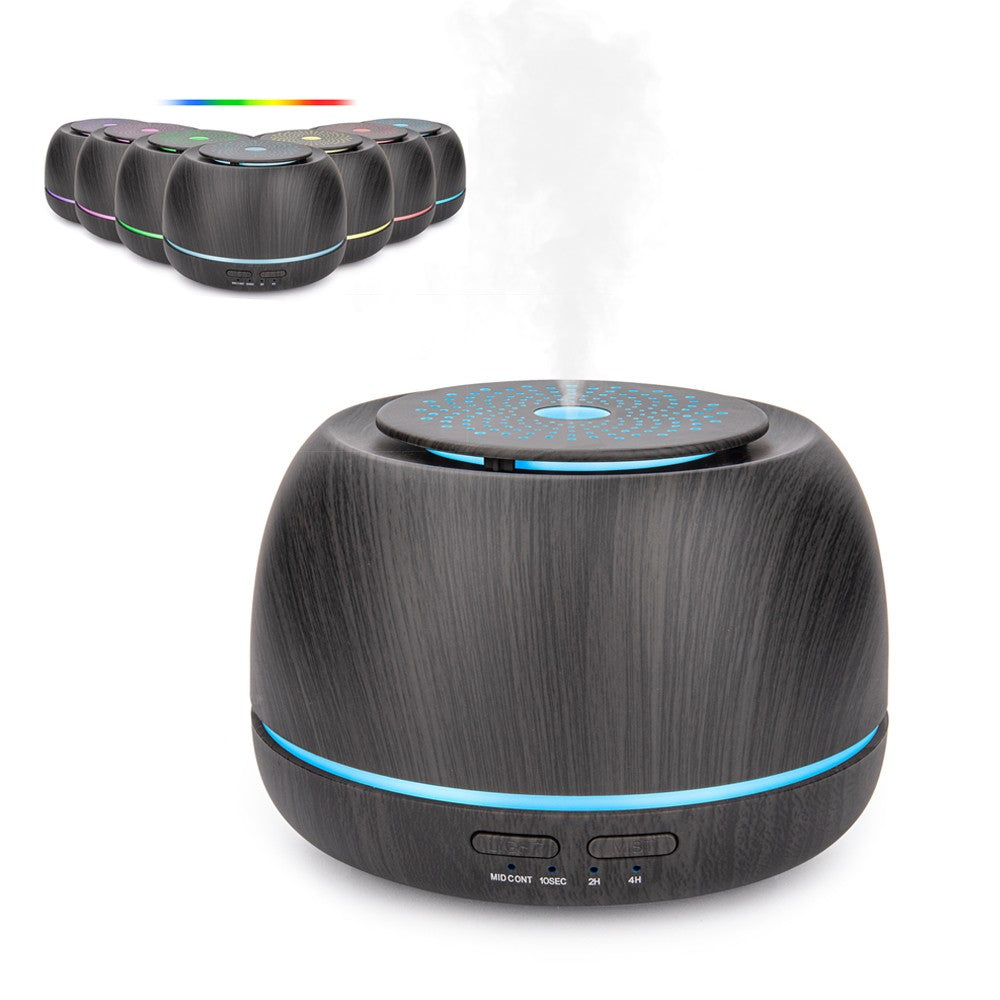 300ML Essential Oil Diffuser Aromatherapy Diffuser Mini Humidifier - Black
