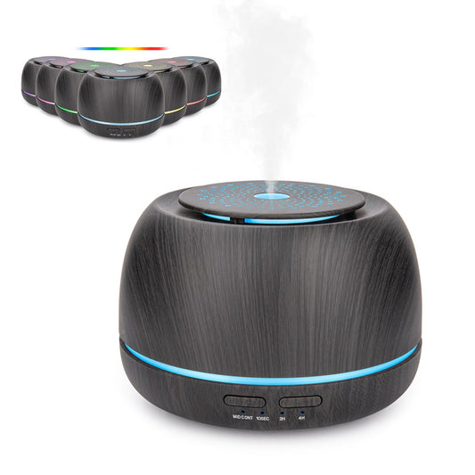 300ML Essential Oil Diffuser Aromatherapy Diffuser Mini Humidifier - Black