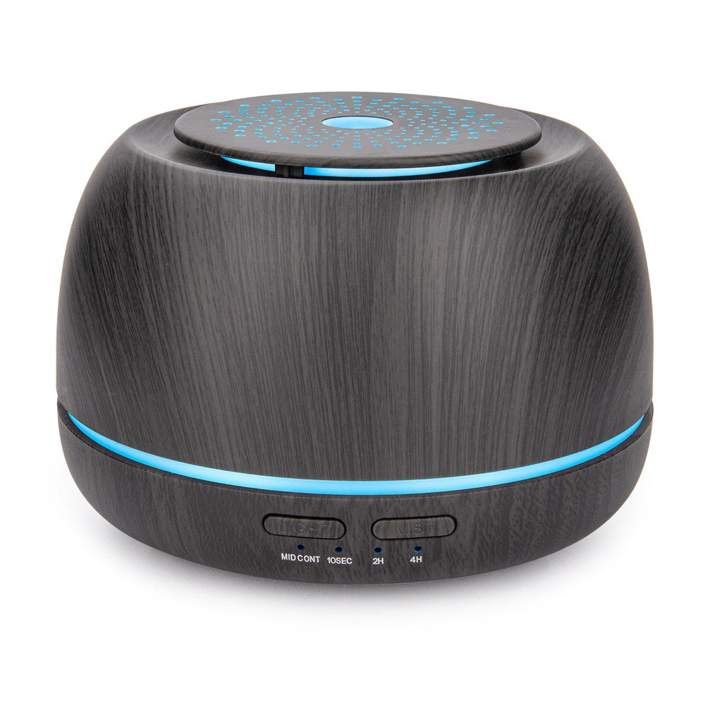 300ML Essential Oil Diffuser Aromatherapy Diffuser Mini Humidifier - Black