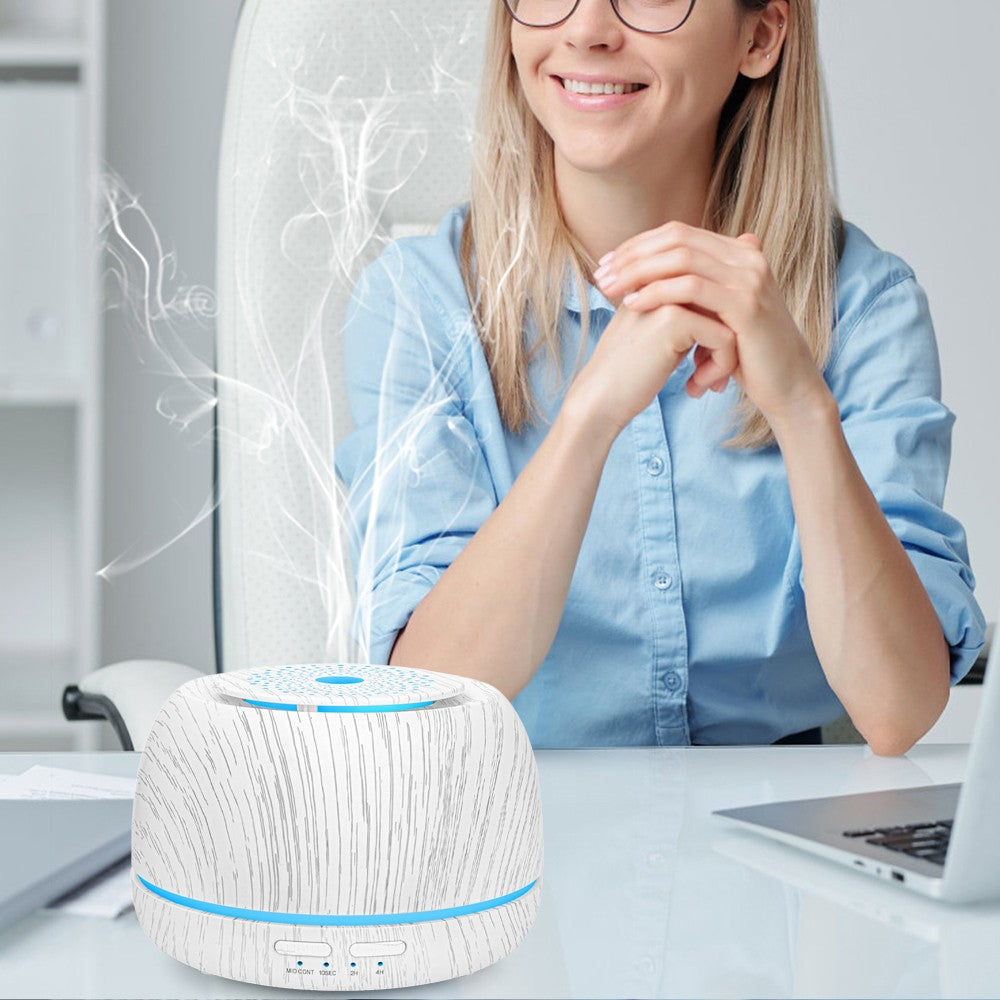 300ML Essential Oil Diffuser Aromatherapy Diffuser Mini Humidifier - White