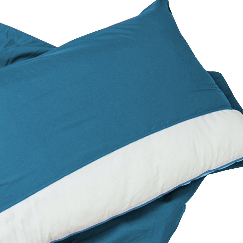 1Pc 75x210cm Portable Sleeping Bag Liner Sheet for Travel Camping - Blue