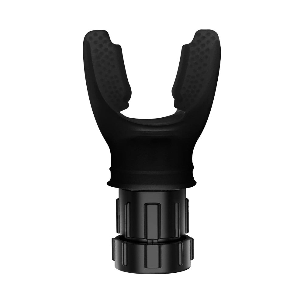 1Pc Portable Lung Breathing Trainer Respiratory Muscle Training Device - Black