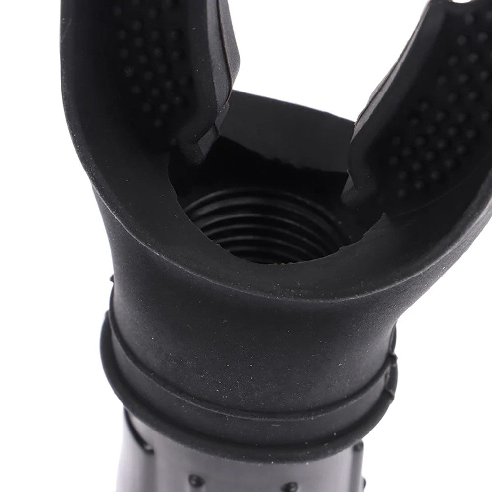 1Pc Portable Lung Breathing Trainer Respiratory Muscle Training Device - Black