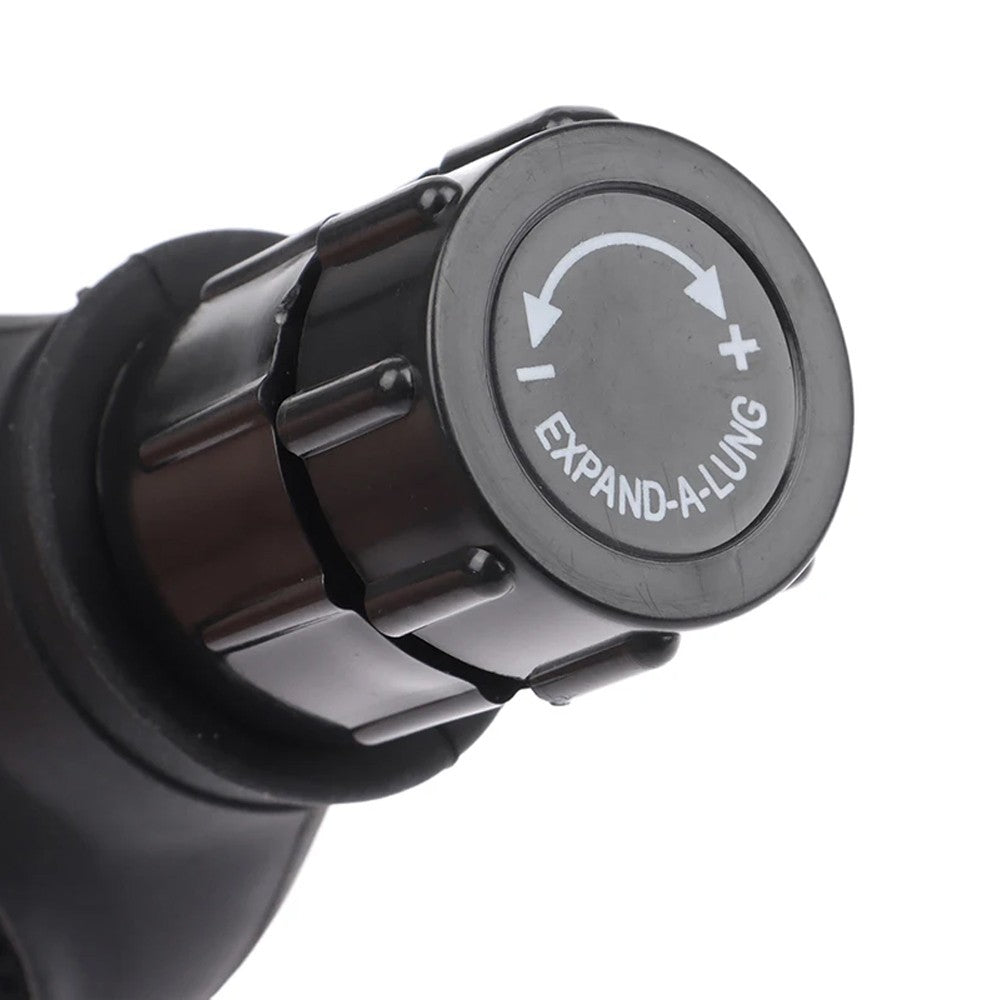 1Pc Portable Lung Breathing Trainer Respiratory Muscle Training Device - Black