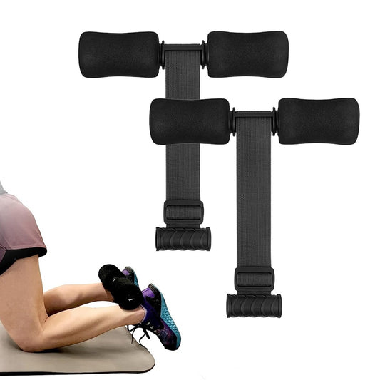 2Pcs Adjustable Hamstring Curl Strap Abdominal Workout Home Fitness Equipment