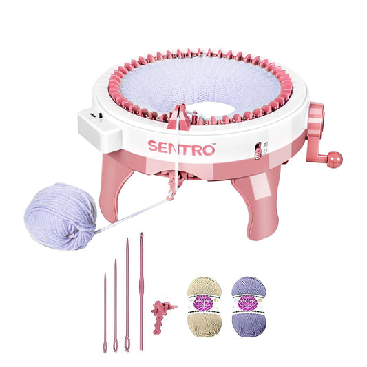 48 Needles Circular Knitting Machine DIY Weaving Loom Kit with Row Counter