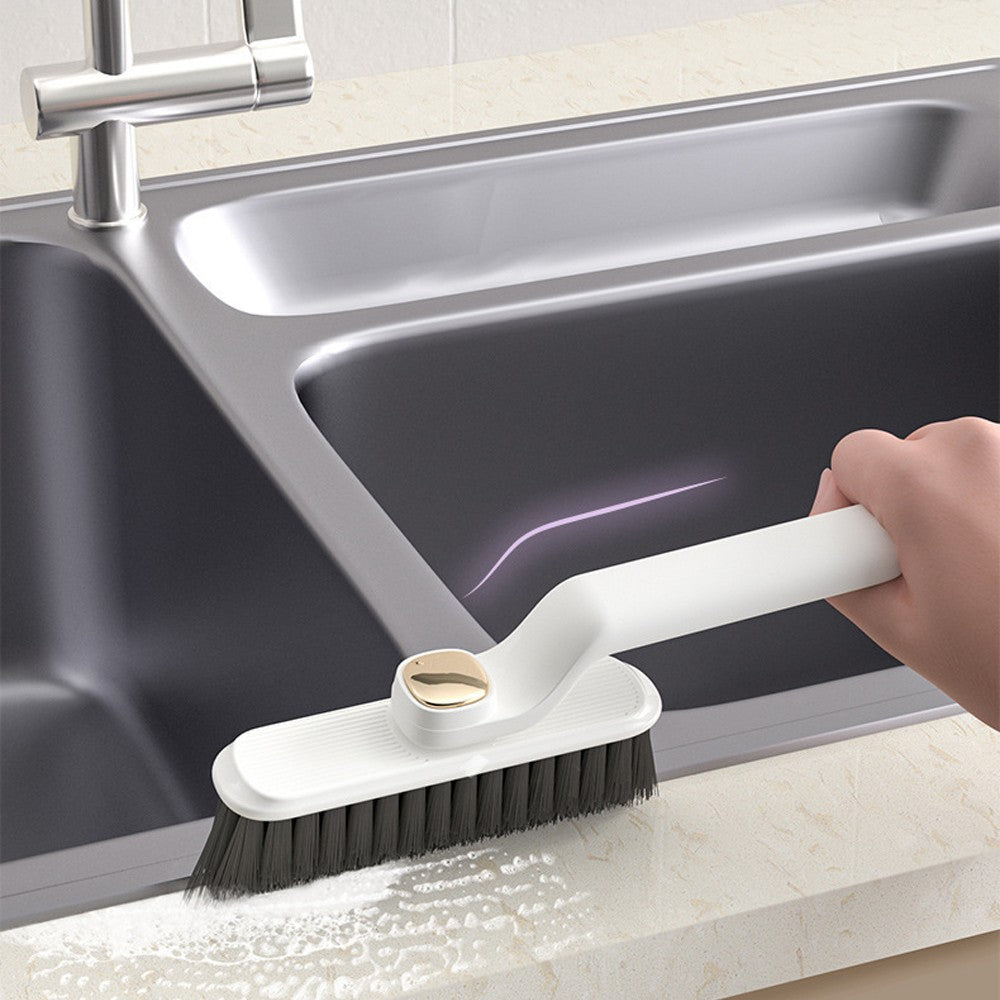 2Pcs Multi-Function Rotating Crevice Cleaning Brush Groove Gap Brush - White