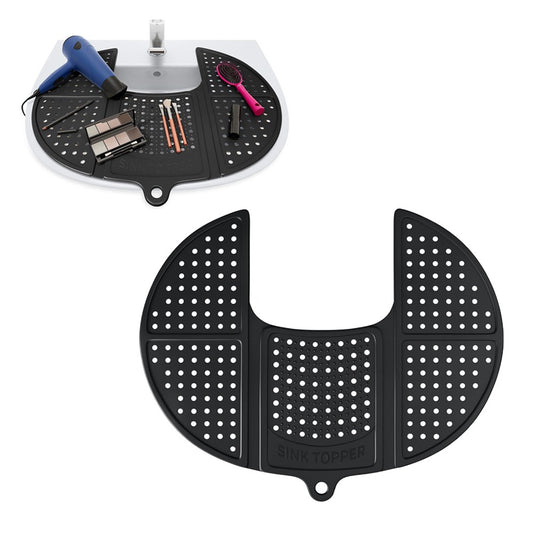 1Pc Silicone Makeup Brush Cleaning Mat Sink Topper Organizer for Beauty Tools