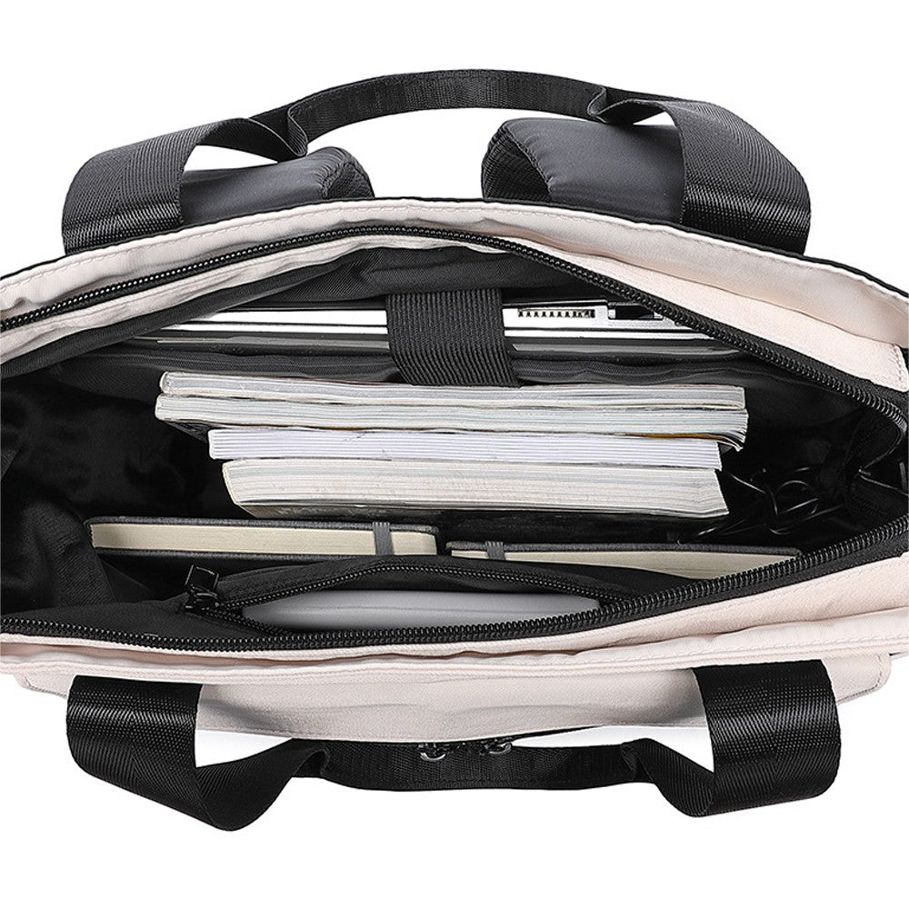 Laptop Backpack with USB Charging Port Travel Daypack Tote Bag - Black