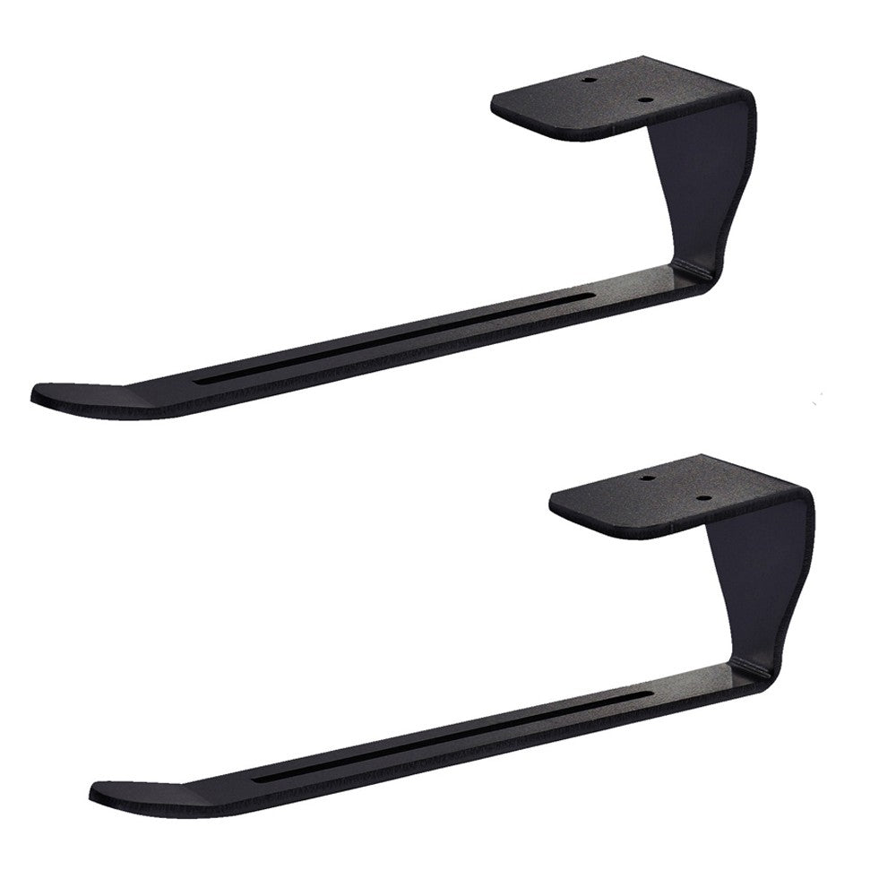 2Pcs Tumbler Lid Organizer Holder Self-Adhesive Tumbler Lid Storage Hook - Black