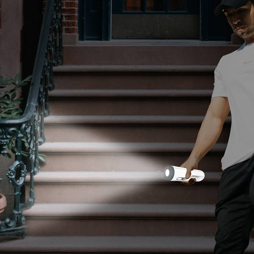 1Pc Motion Sensor LED Light USB Rechargeable Night Light Portable Flashlight