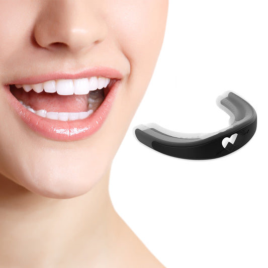 Stop Snoring Mouth Guard Aid Mouthpiece Sleep Apnea Bruxism Grinding - Black