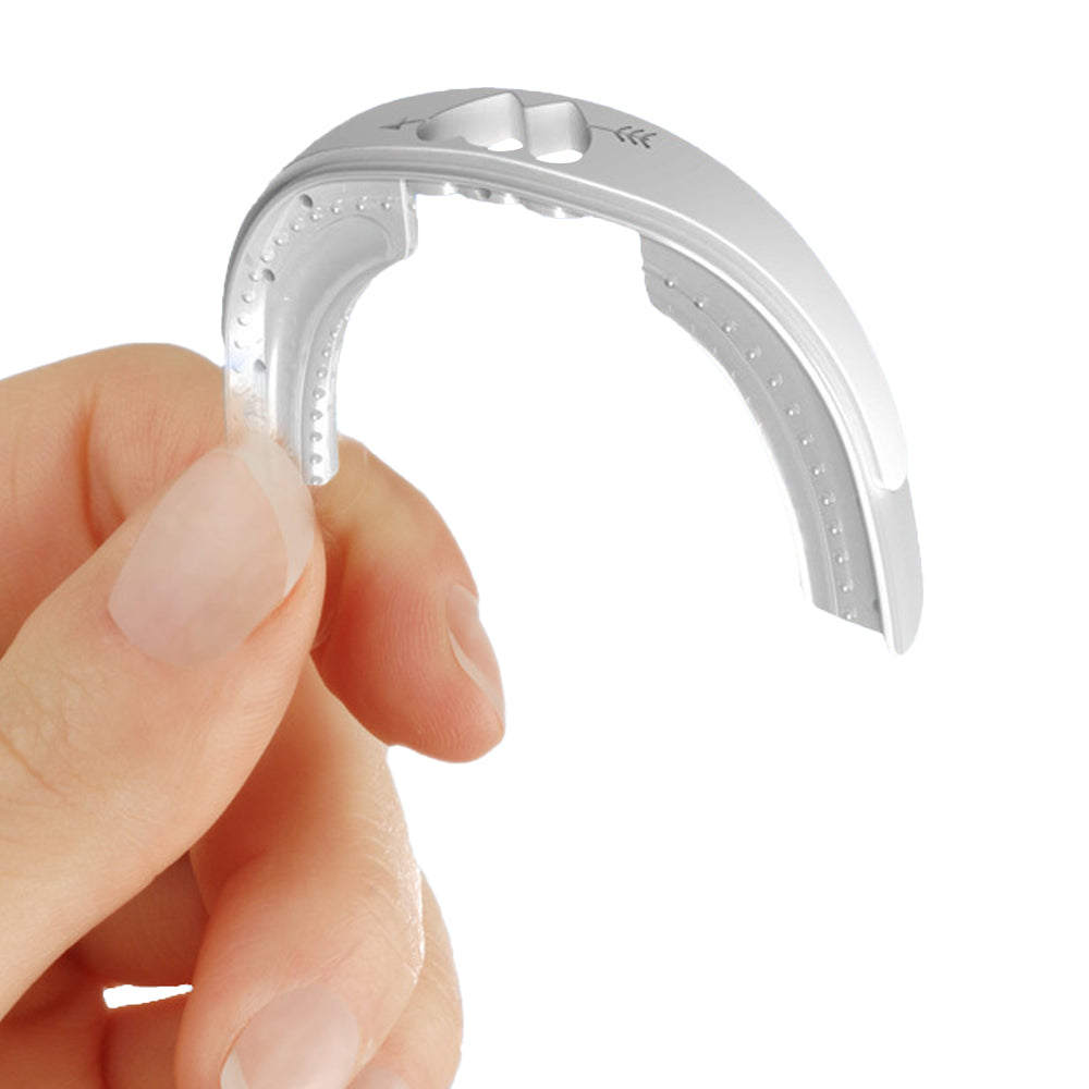 2Pcs Stop Snoring Mouth Guard Aid Mouthpiece Sleep Apnea Bruxism Grinding-White