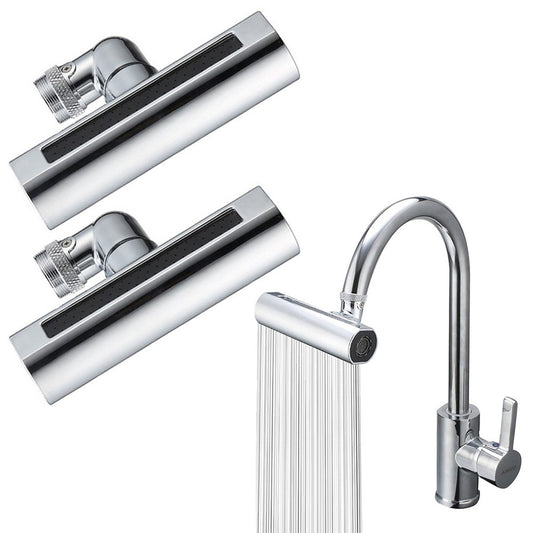 2Pcs Multi-Functional Waterfall Faucet 4 Modes Swivel Faucet Extender