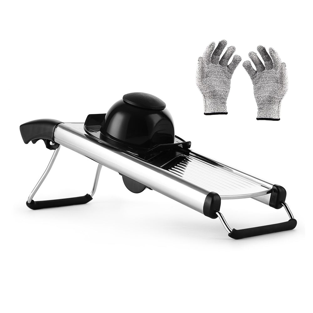 Stainless Steel Adjustable Mandoline Food Slicer Versatile Kitchen Tool
