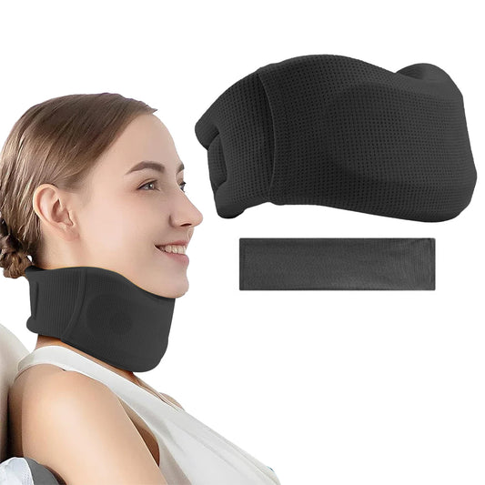 Neck Brace Household Neck Protection Artifact Fixed Cervical Spine - Black - M