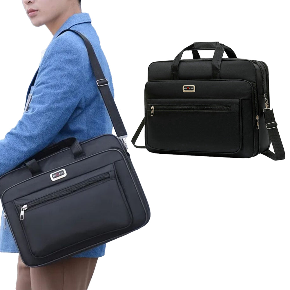 Men Laptop Bag for 15.6 inch Briefcase Bag Office Carry Bag Single Front Pocket